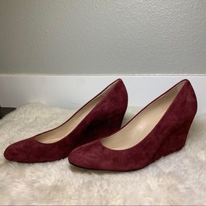 Via Spiga Darby Suede Wedge